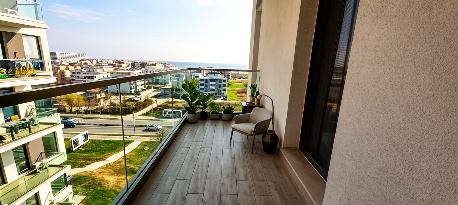 Apartament Cu Vedere La Mare - Full Accesorizat - Totul Nou ! - 14