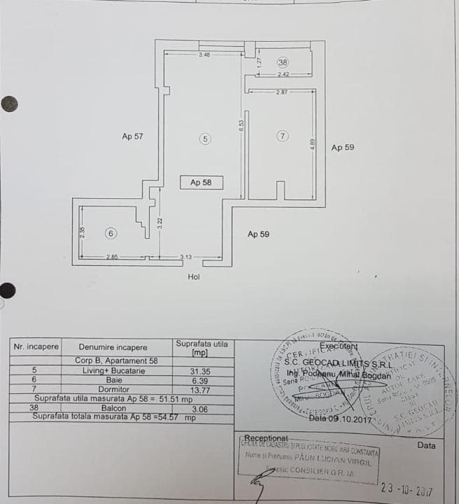 BLOC NOU-TOMIS NORD-EUROMATERNA APARTAMENT CU 2 CAMERE MOBILAT - 15