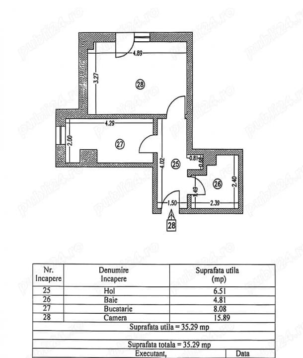 COMPOZITORI-PRIMO GARSONIERA DECOMANDATA MOBILATA SI UTILATA - 10