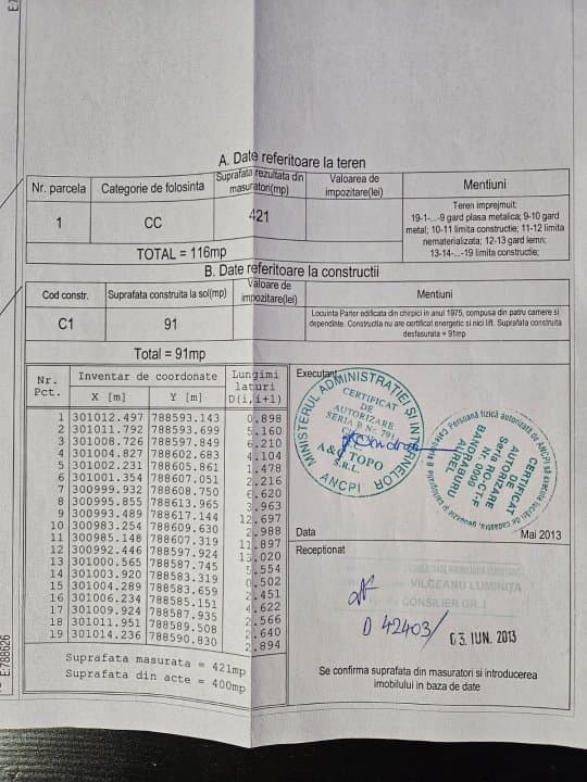 Casa 4 Camere - Teren 427 Mp - Viile Noi - Centrala Pe Gaze - 24