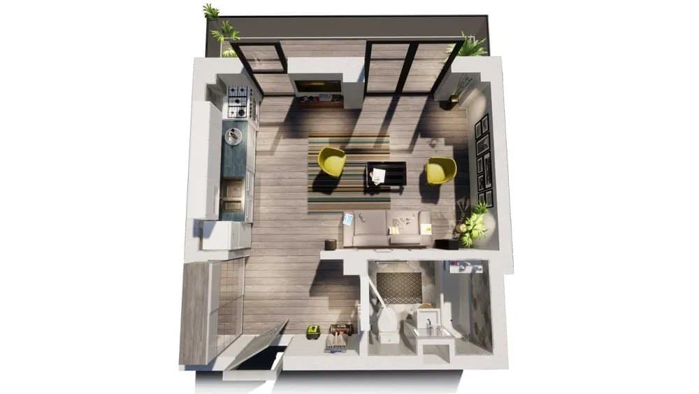 Garsoniera - Mamaia Nord - EXO Residence - Terasa 8 MP - 8