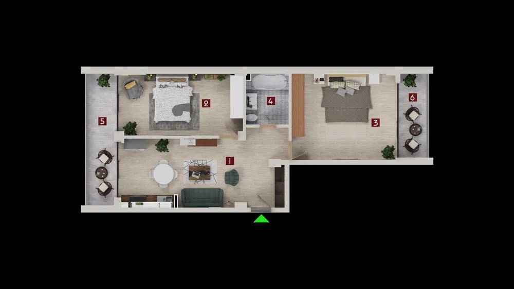 Apartament 3 Camere - Mamaia Nord - Elira BLACKXY - 6