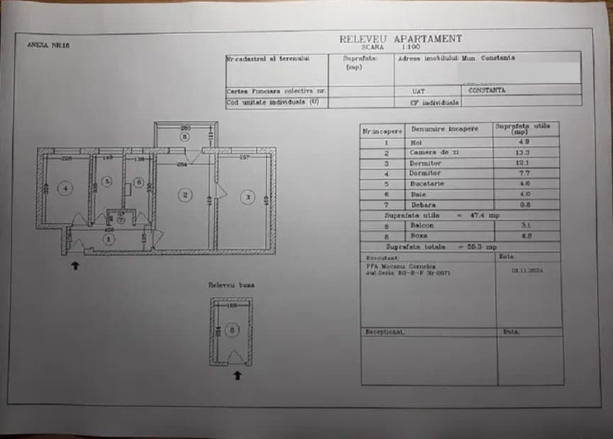 Apartament 3 Camere - Inel II - Etaj 3