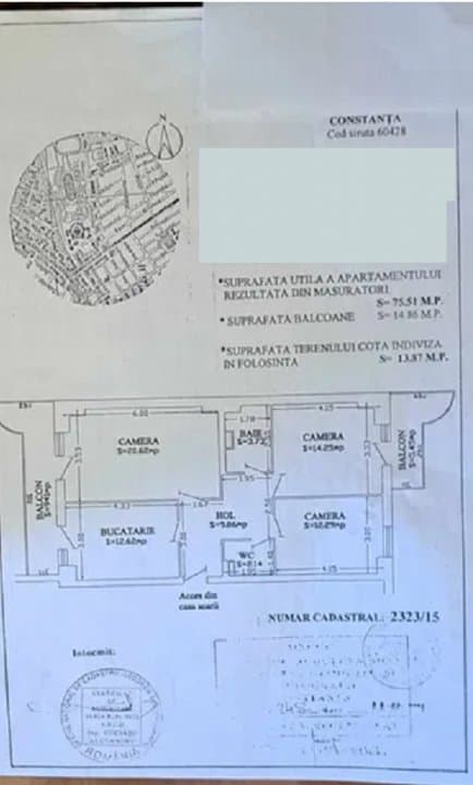 Apartament 3 Camere - Zona Stadion - Etaj 3 - Mobilat Complet - 7