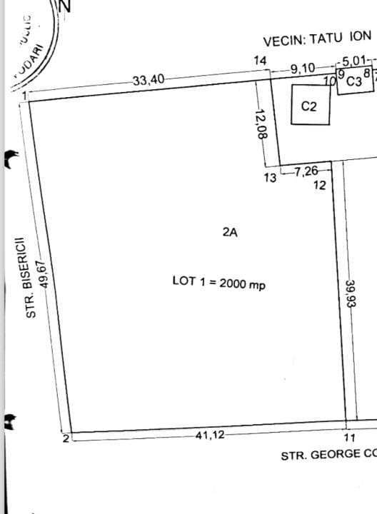 Teren 2000 Mp - Sat Vadu - Zona In Dezvoltare