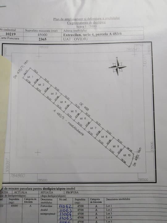 Teren 4500 Mp Extravilan - Varianta Ovidiu - Academia Hagi