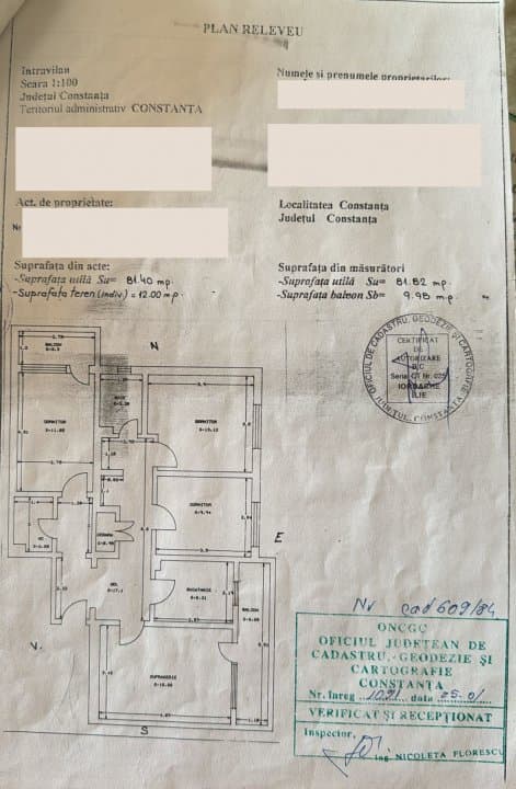 Apartament 4 Camere - Zona Tomis Nord - Mobilat - Centrala Pe Gaze - 6