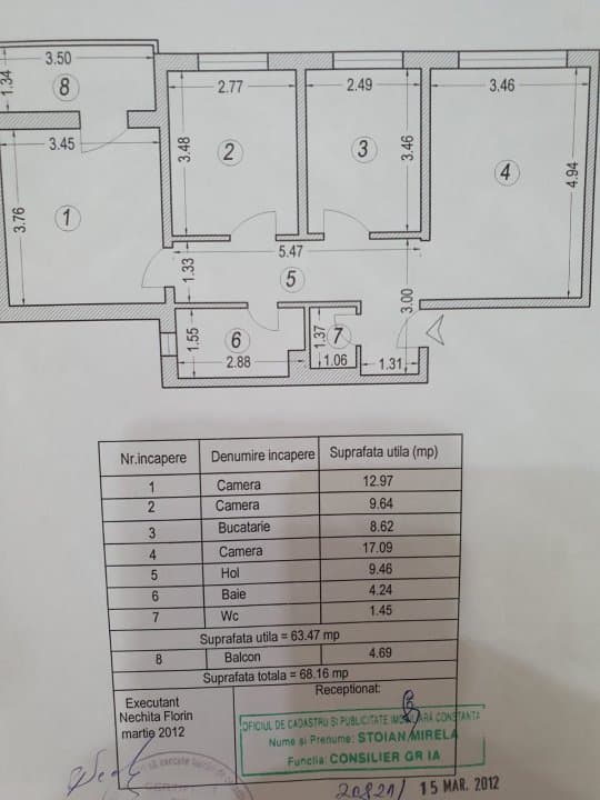 OCAZIE!!! TOMIS 3 APARTAMENT 3 CAMERE MOBILAT CENTRALA GAZE - 6