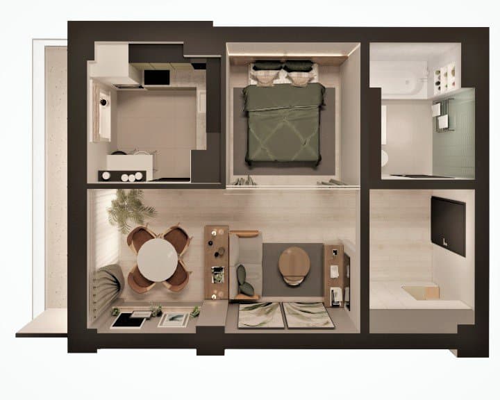 Studio Tropical - Lumina Residence - 6