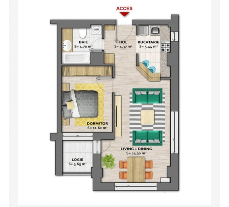 Apartament 2 Camere - Mamaia Nord - Onix Blue - La 50 M De Plaja - 2