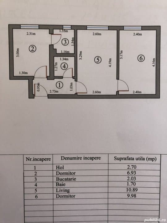 Apartament 3 Camere - Tomis Nord - Brotacei - Mobilat Complet - 10