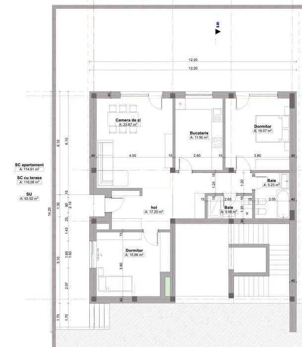 Apartament 3 Camere - Veterani - Alpha Residence - Xtreme Building Management - 6