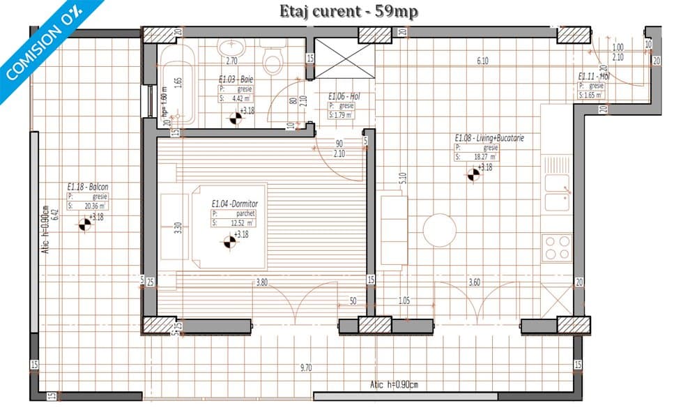 Apartament 2 Camere - Mamaia Nord - Micos Estate - 8