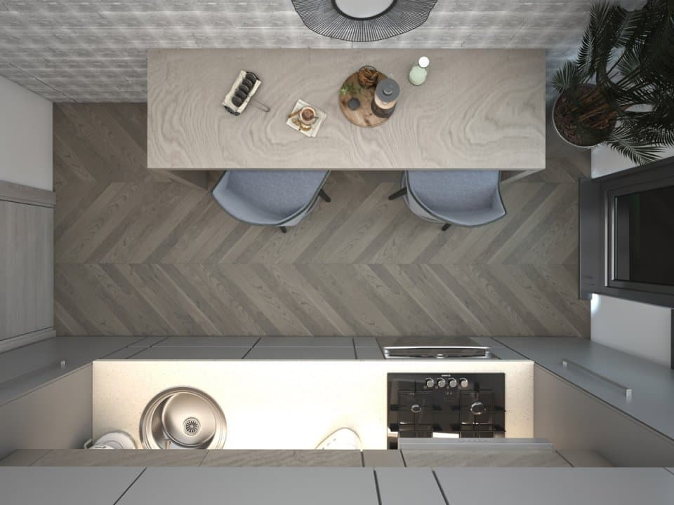 Apartament 2 Camere Tip 2 - Sala Polivalenta - Perpetum Residence II - 12