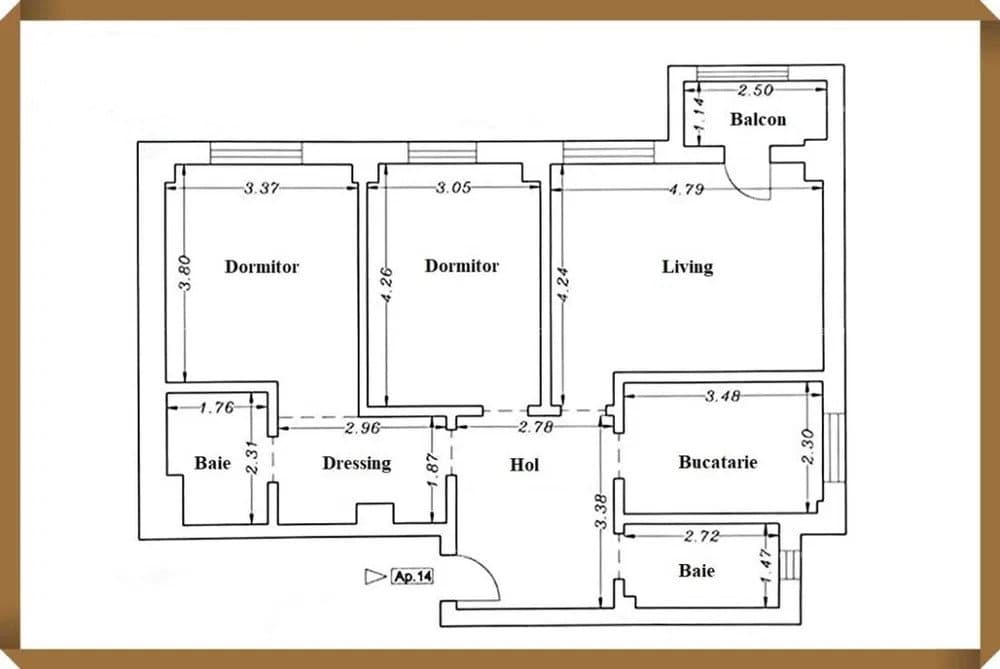 COMPOZITORI-PRIMO APARTAMENT CU 3 CAMERE 78 MP RENOVAT LOC PARCARE - 11
