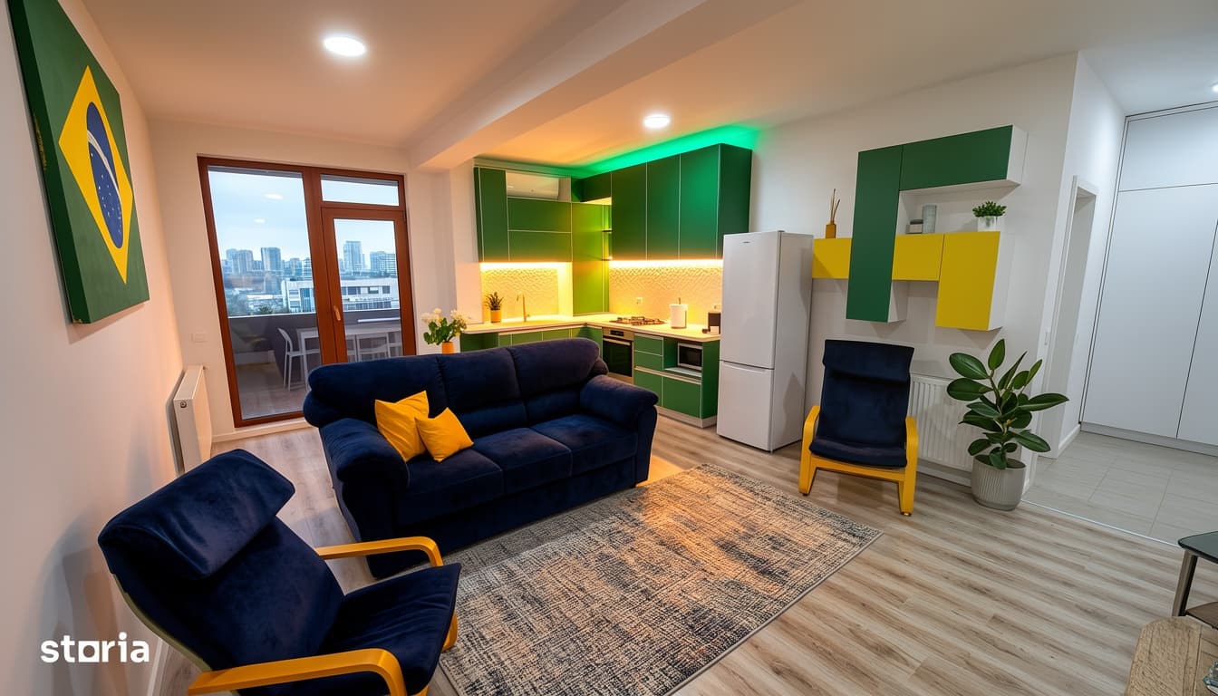 Apartament 2 camere, Tomis Nord, bloc nou, etaj 10, vedere panoramică - 3