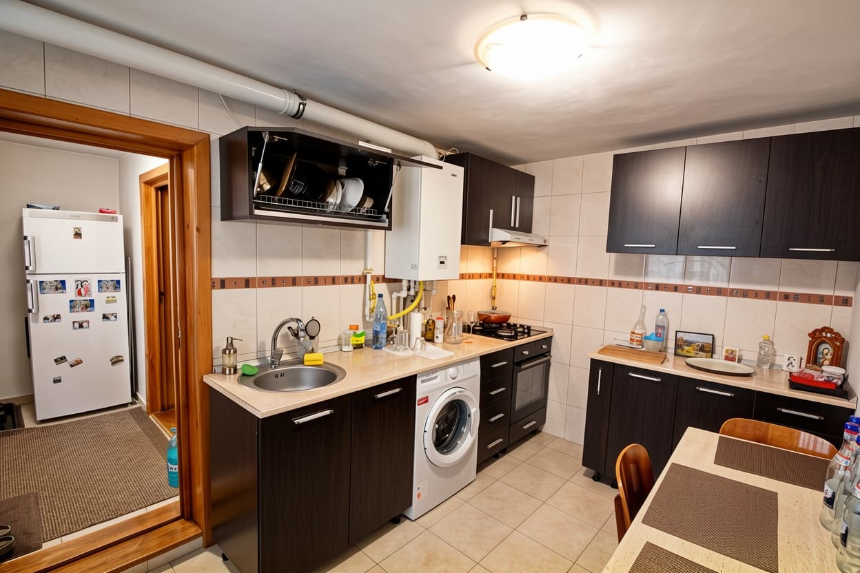 Casă 4 camere, Constanta, structură din cărămidă, curte amenajată - 10