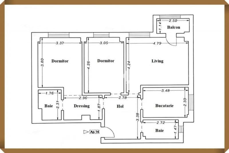COMPOZITORI-PRIMO APARTAMENT CU 3 CAMERE 78 MP RENOVAT LOC PARCARE - 11