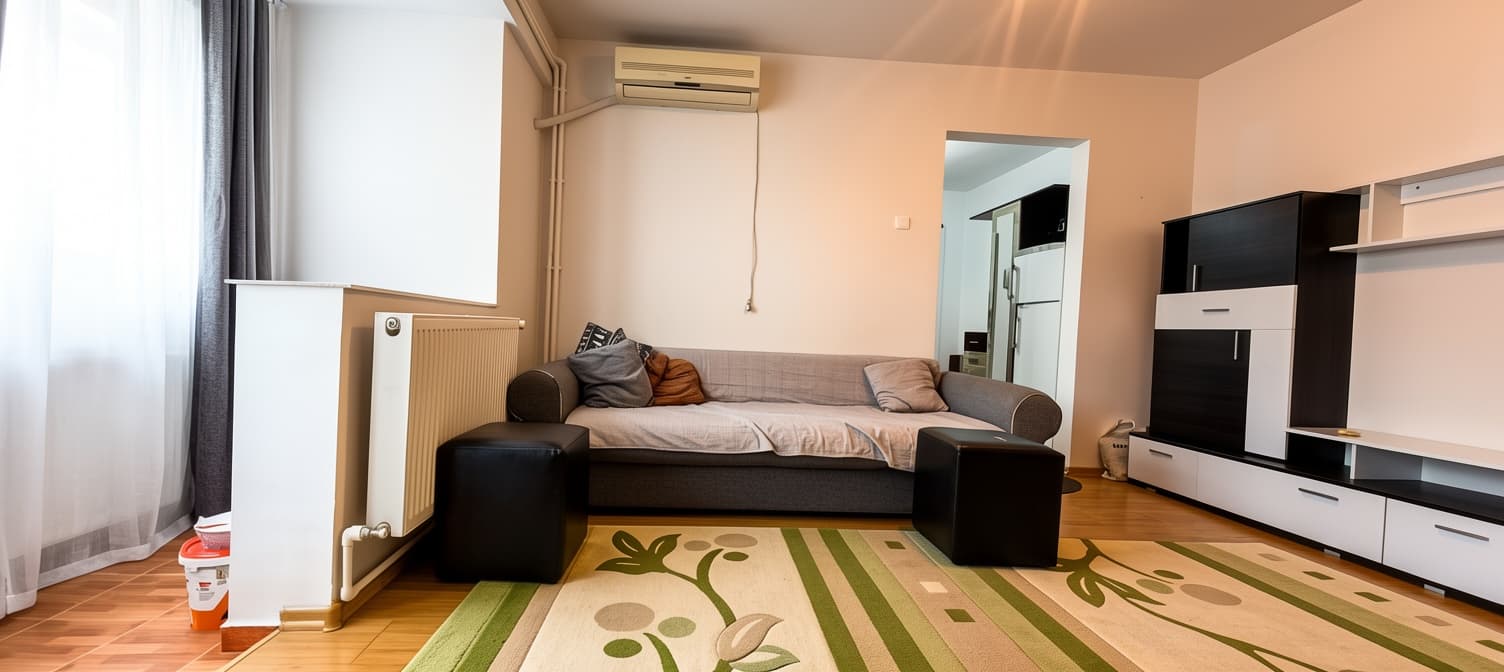 Apartament 2 camere, Tomis Nord, bloc 2, etaj 4, centrală proprie