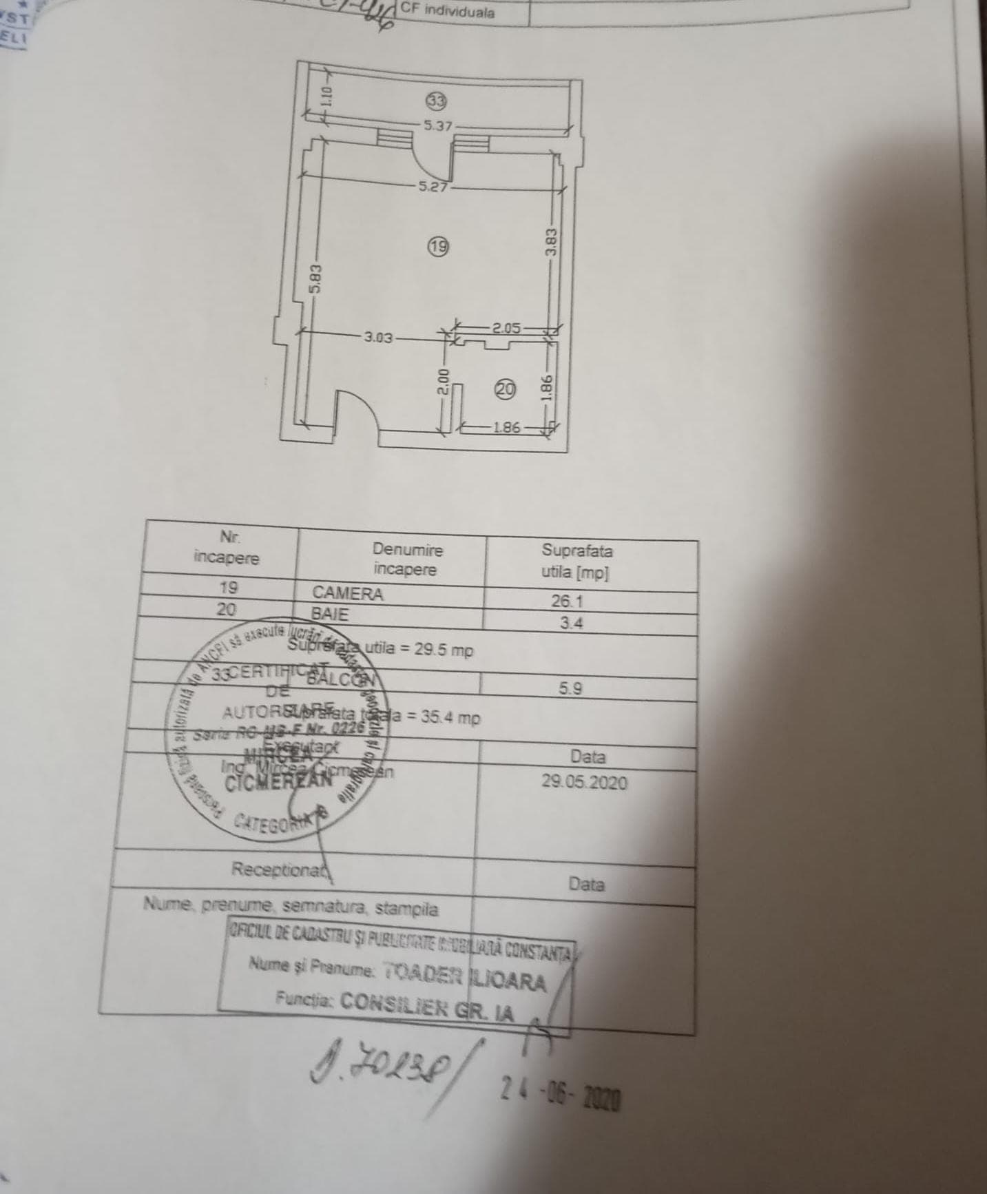 Garsonieră decomandată, Mamaia Nord, etaj 3, bloc nou 2021, balcon generos