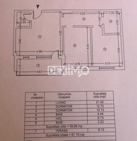 Apartament 3 Camere - Mamaia Nord - Vedere Laterala Catre Mare