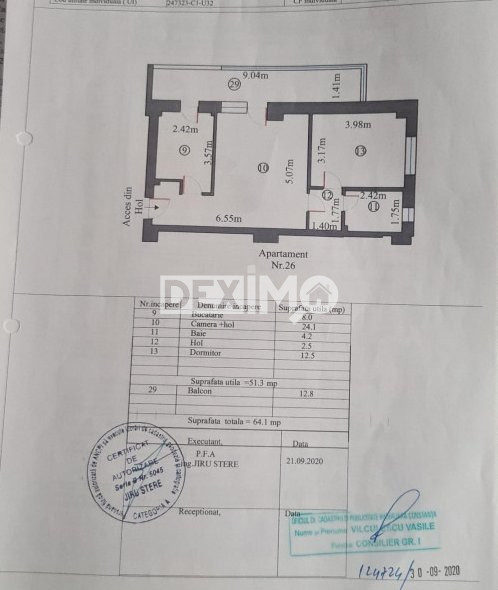 Apartament 2 Camere - Tomis Plus Profi - Mobilat/Utilat - Loc Parcare