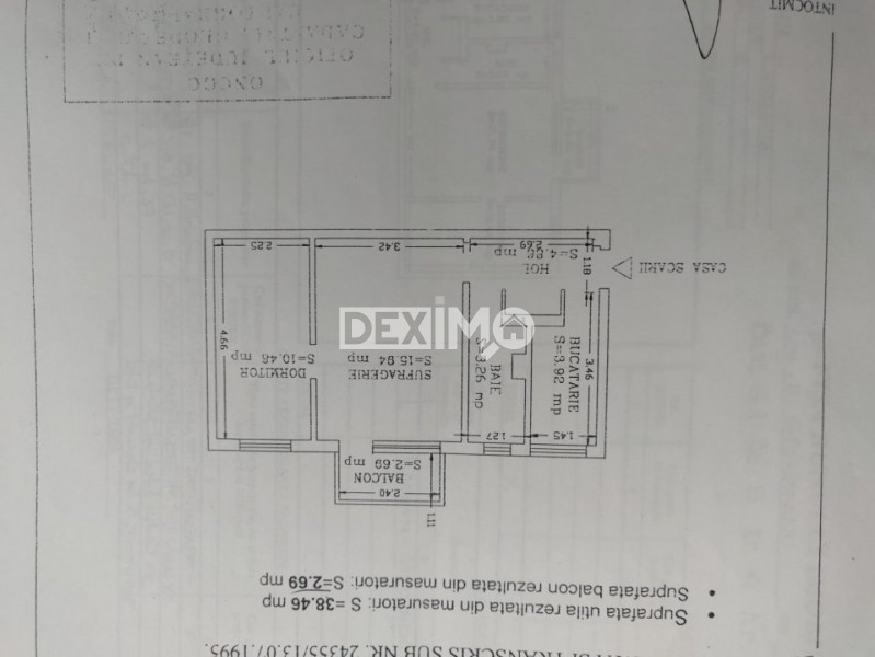 OCAZIE!!! Km 4-5 Apartament cu 2 camere 