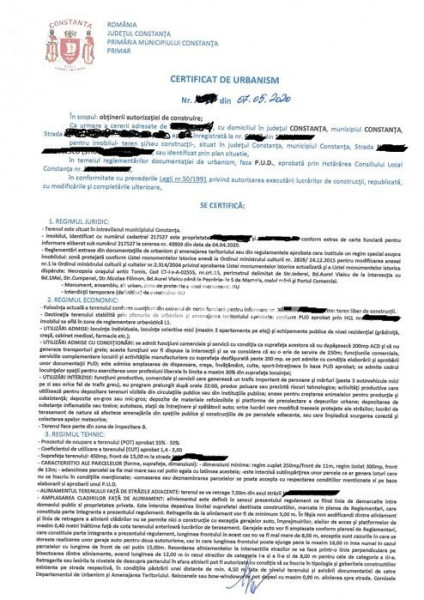 Teren - 450 MP - Zona Compozitori - Regim Inaltime P+2E+M