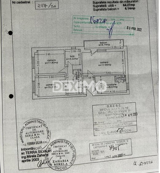 Apartament 3 Camere - Anda - Renovat - Gaze La Scara