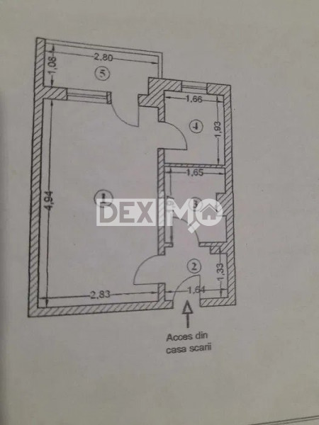 Garsoniera - Zona Capitol - Renovata - Mobilata Complet