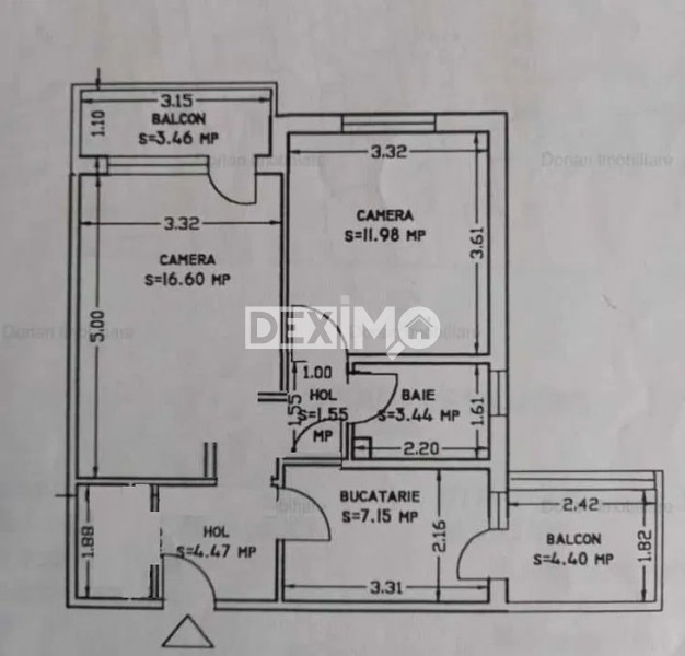 Apartament 2 Camere - City Park Mall - Renovat - Centrala Gaze