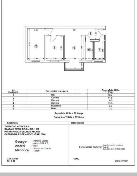 Apartament 3 Camere - Km 4-5 - Mobilat Complet - Centrala Gaze