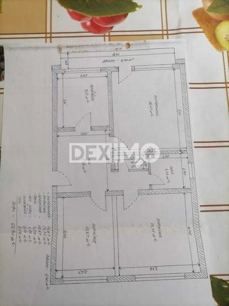 Apartament 3 Camere - Gara - Etaj 1 - Centrala Pe Gaze