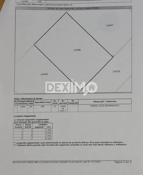 Teren - 450 MP - Mamaia Nord - Ideal Locuinta/Investitie