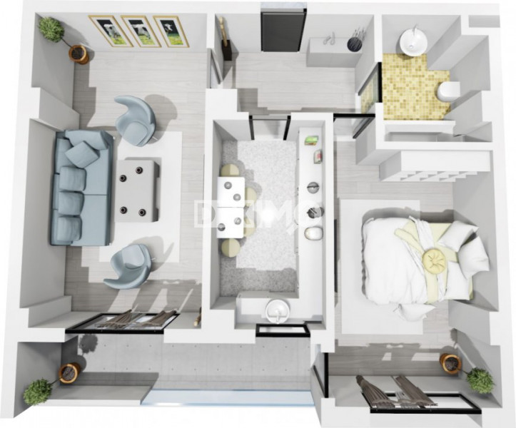 Apartament 2 Camere - Tomis Plus - Bloc Nou