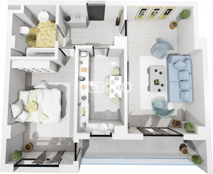 Apartament 2 Camere - Tomis Plus - Bloc Nou