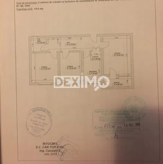 Apartament 3 Camere - Zona Km 4-5 - Liber - Boxa - Centrala Pe Gaze