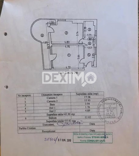 Apartament 2 Camere - Statiunea Mamaia - Vedere Laterala Spre Mare