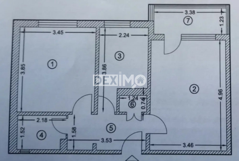 Apartament 2 Camere - Tomis 3  - City Park Mall - Boxa
