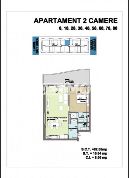 Apartament Casa del Mar primul rand la mare 