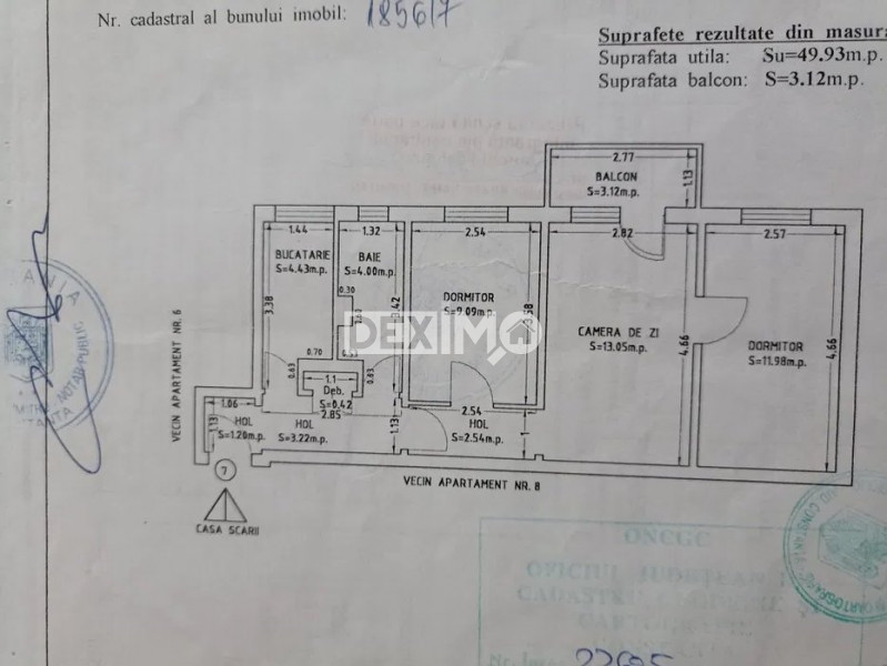 Apartament 3 Camere - Casa De Cultura - Etaj 1 - Mobilat Complet
