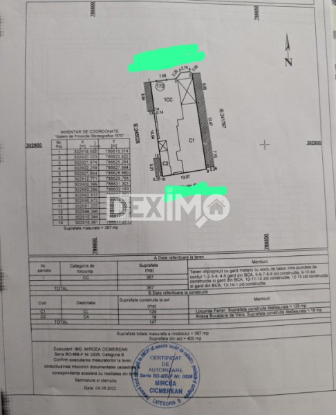 Casa 4 Camere - Bratianu - Caramida - Garaj - 2 Beciuri