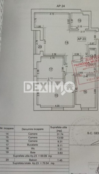 Apartament 3 Camere - Km 4-5 - Complet Mobilat