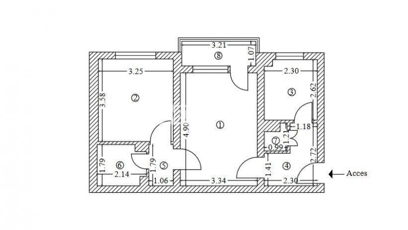 Apartament 2 Camere - Tomis Nord - Gaze La Aragaz