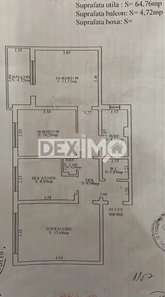Apartament 3 Camere - Brotacei - Mobilat - Centrala Pe Gaze