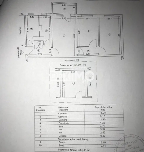 Apartament 3 Camere - Tomis Nord - Gaze 