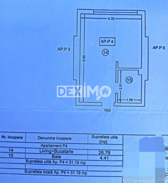 Garsoniera - Vivo Mall - Mobilata Complet - Loc Parcare