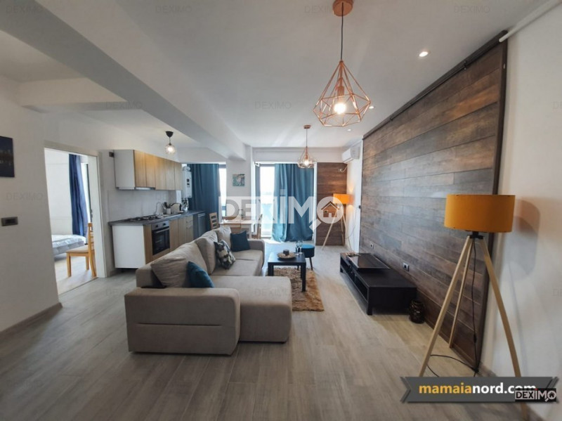 MAMAIA - Apartament 2 Camere - Mobilat/Utilat Lux - Vedere La Mare si Lac