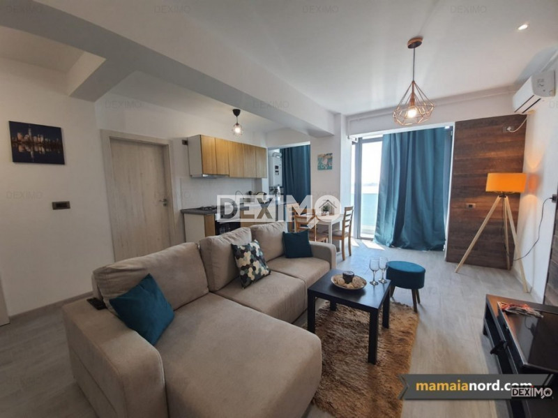 MAMAIA - Apartament 2 Camere - Mobilat/Utilat Lux - Vedere La Mare si Lac