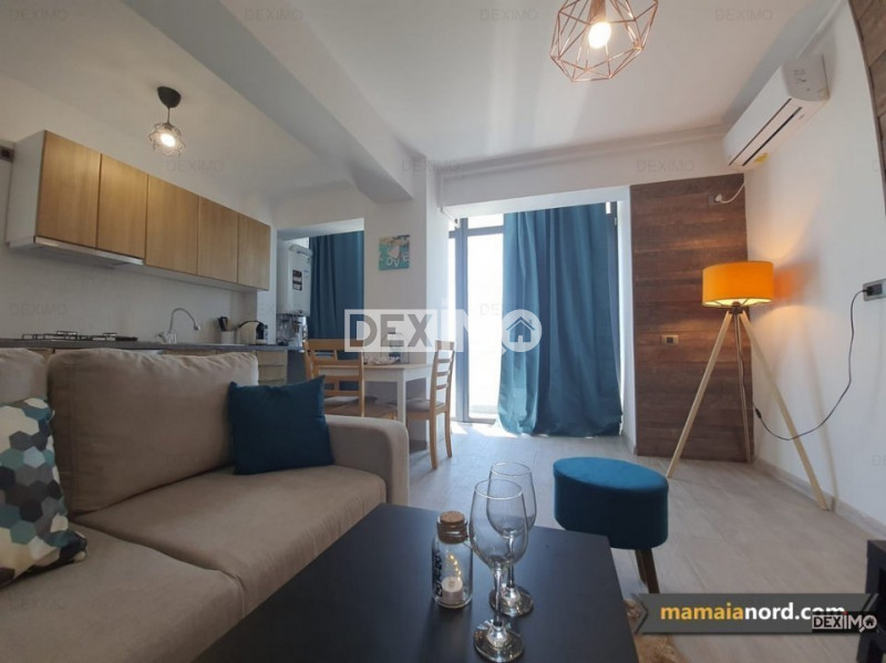 MAMAIA - Apartament 2 Camere - Mobilat/Utilat Lux - Vedere La Mare si Lac